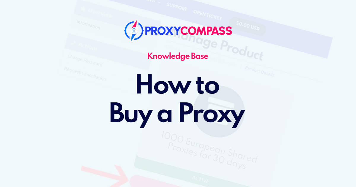 Wie Sie einen Proxy kaufen